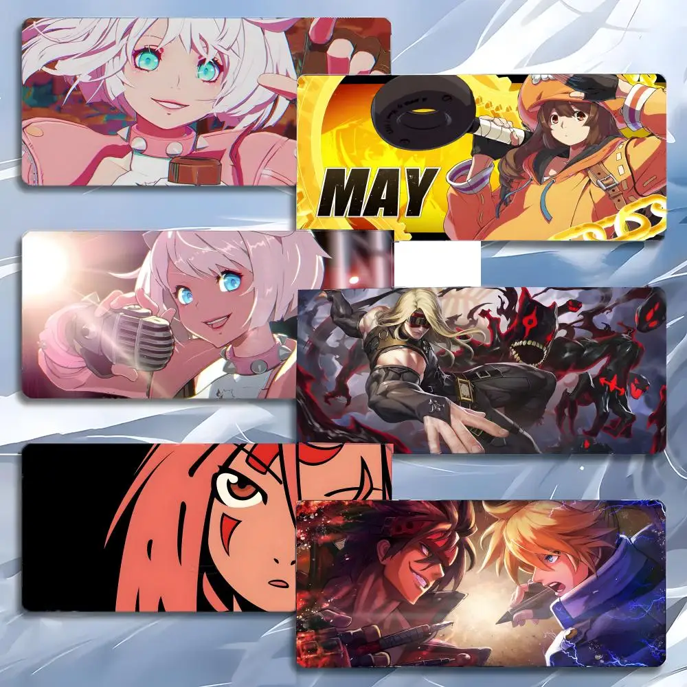 

game dynamic G-Guilty Gear Mouse Pad Mousepad Large Gaming LockEdge Thickened PC Table Desk Mat