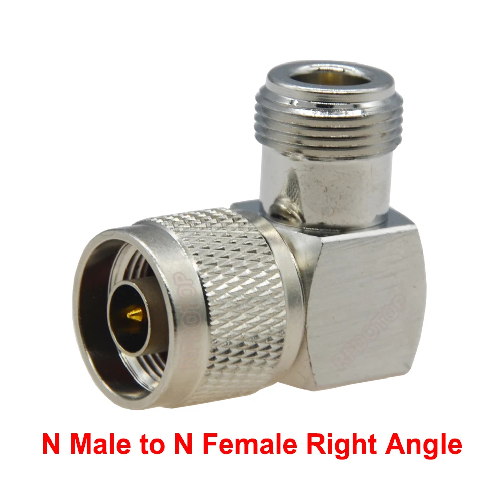 2PCS/lot L16 N Male Plug to N Female Jack Right Angle Conenctor for WiFi Radio Antenna L16 N-J to N-K 90 Degree RF Coax Adapter