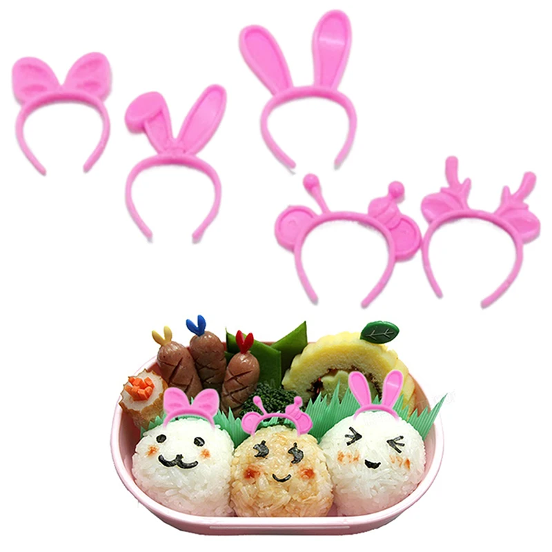 10Pcs Bento Decoration Tools Lunch Bento Box Food Headwear Buffet Sandwich Toppers Decor For Bento Decoration