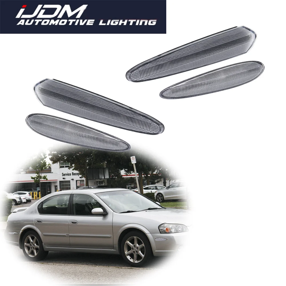 For Nissan Maxima 2000 2001 2002 2003 Front / Rear Bumper Side Marker Parking Light Cover Shells No Bulb/Socket Car Accessories