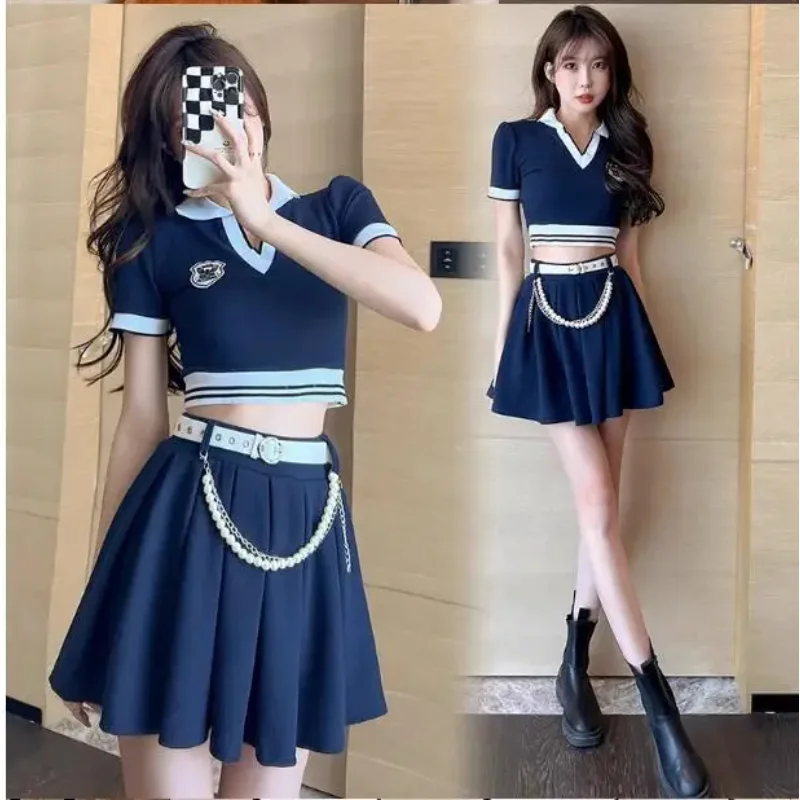 

Student Cheerleading Performance Uniform, Girls' Uniform Set, Jazz Dance Uniform