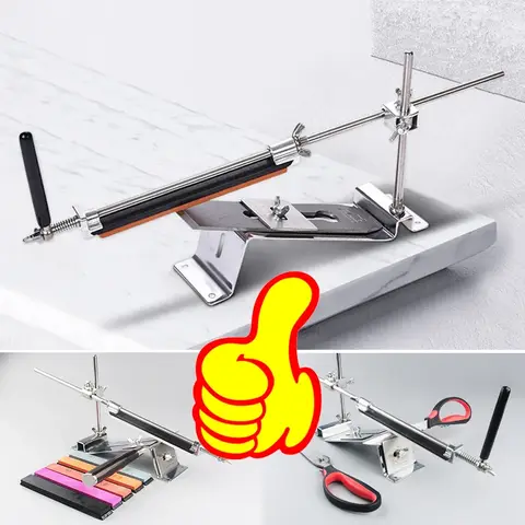 RUIXIN 프로 간단한 고정 테이블 상단 고정 각도 숫돌, 연삭 최첨단 주방 나이프 가위 다기능 나이프 RUIXIN 프로 간단한 고정 테이블 상단 고정 각도 숫돌, 연삭 최첨단 주방 나이프 가위 다기능 나이프