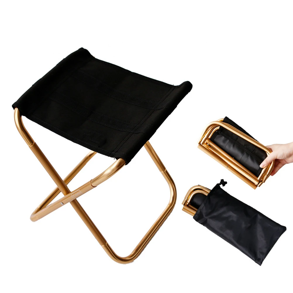 

Outdoor Folding Collapsible Foldable Camping Stool Stool Portable Lightweight Aluminum Camping Picnic Beach Furniture