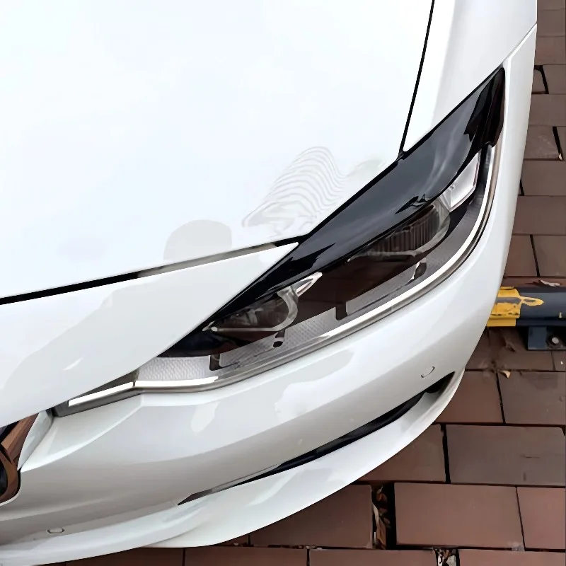 For BMW 3 Series F30 2012-2018 High Quality ABS Car Eyelids Lids Auto Headlight Lamp Eyebrows Cover Trim Stickers