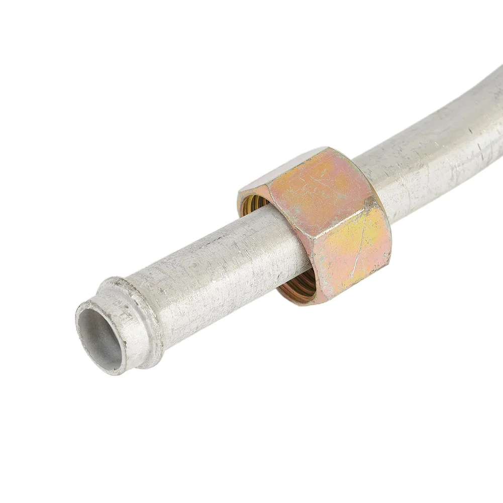 Replacement Air Compressor Exhaust Tube 530mm Aluminum with Brass Thread G3/8 Compatible Air Pipe for Air Pump System Repair