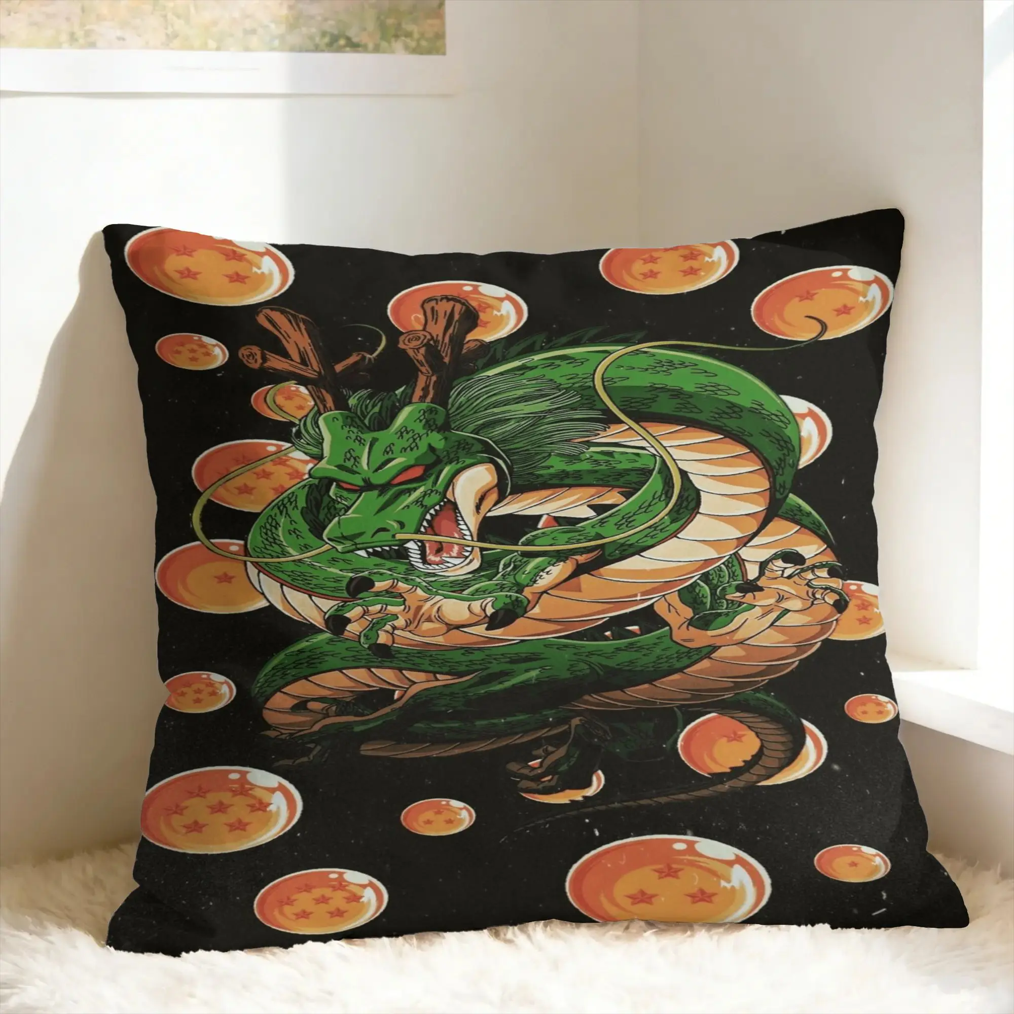 D-Dragon Anime Pillow Case  Comfy Pillow Cover For Sofa Home Decor Funny Cushion Cover