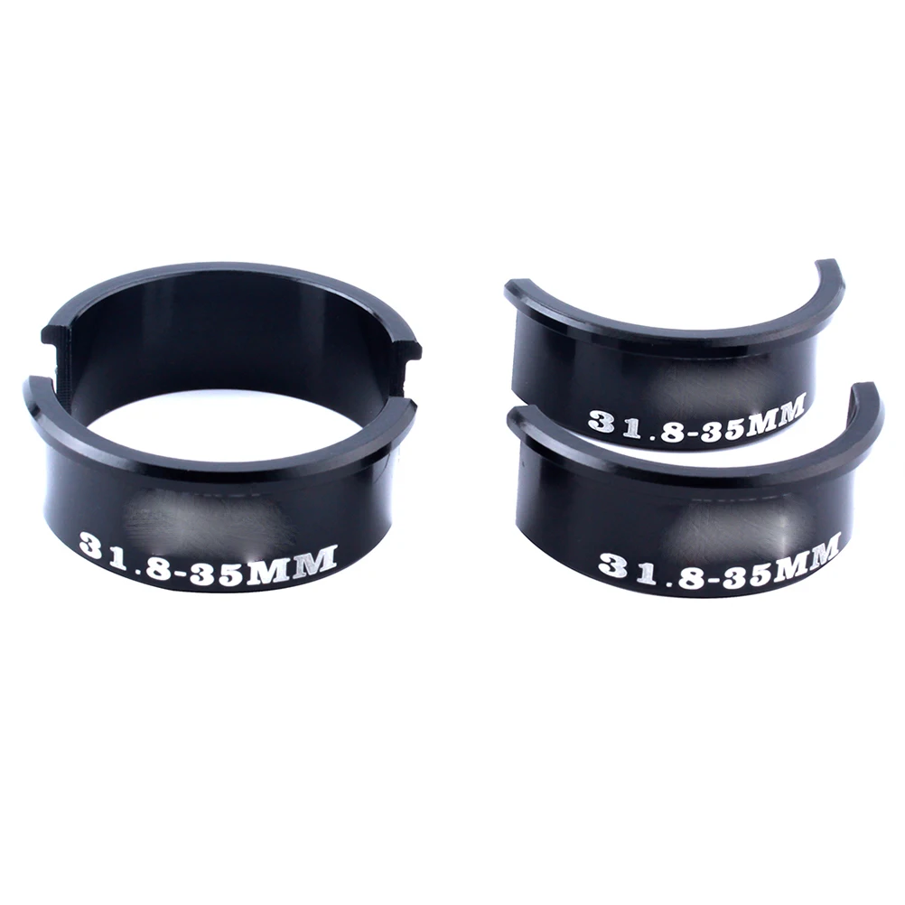 

4 pcs Handlebar Conversion Sheet 31.8Mm To 35Mm Adjustable Aluminum Alloy Clamp For Oversized Handlebars Aheadset Stem