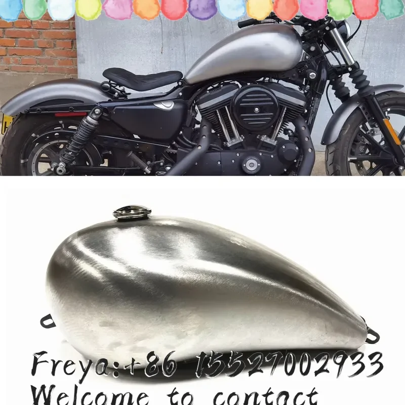 For Harley-Davidson Sportster XL 883 1200 48 Forty Eight XL1200X 2007-2022 Motorcycle 20L Petrol Oil Fuel Tank With Cap