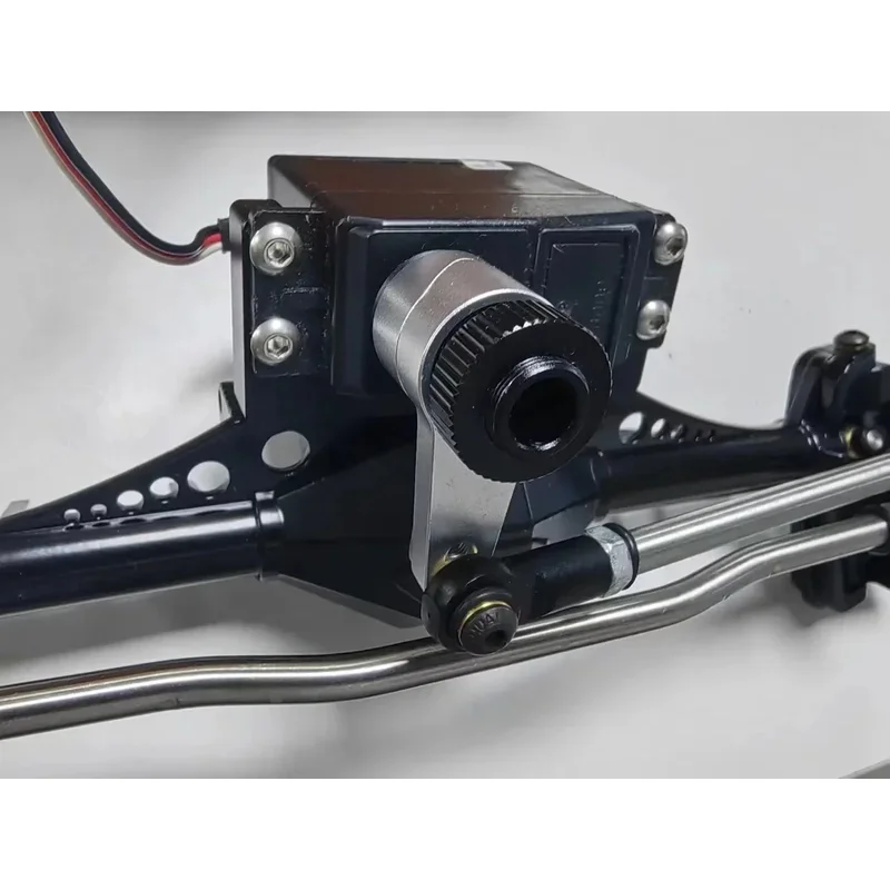 1/10 coche trepador de control remoto Metal 25T Servo brazo Servo Saver Set para Axial Capra UTB10 1,9 UTB piezas de mejora Accesorios