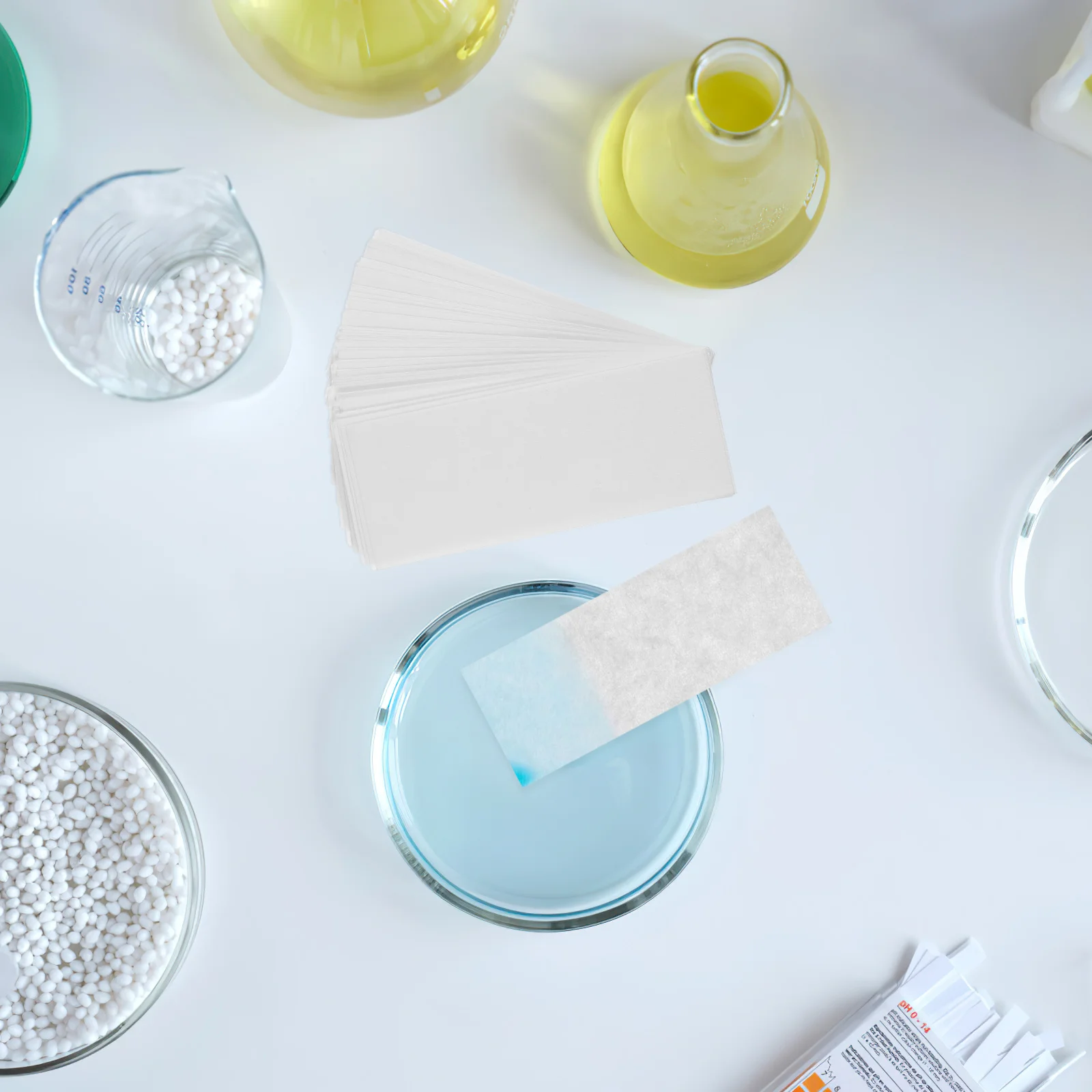 

500pcs Absorbent Paper For Laboratory Cleaning Dust Removal Paper Strip Teaching Equipment Water-Absorbent Large