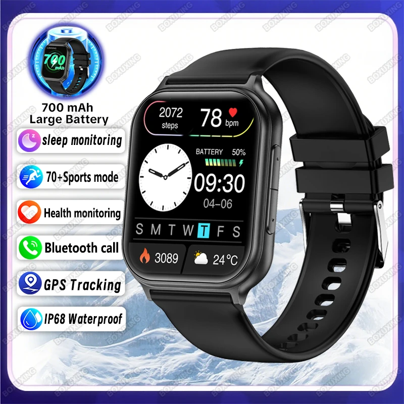 

2026 New Bip 6 Pro Smartwatches Men Women Professional Sports IP68 Waterproof Built-in 24H Heart Rate Bluetooth Call Smart Watch