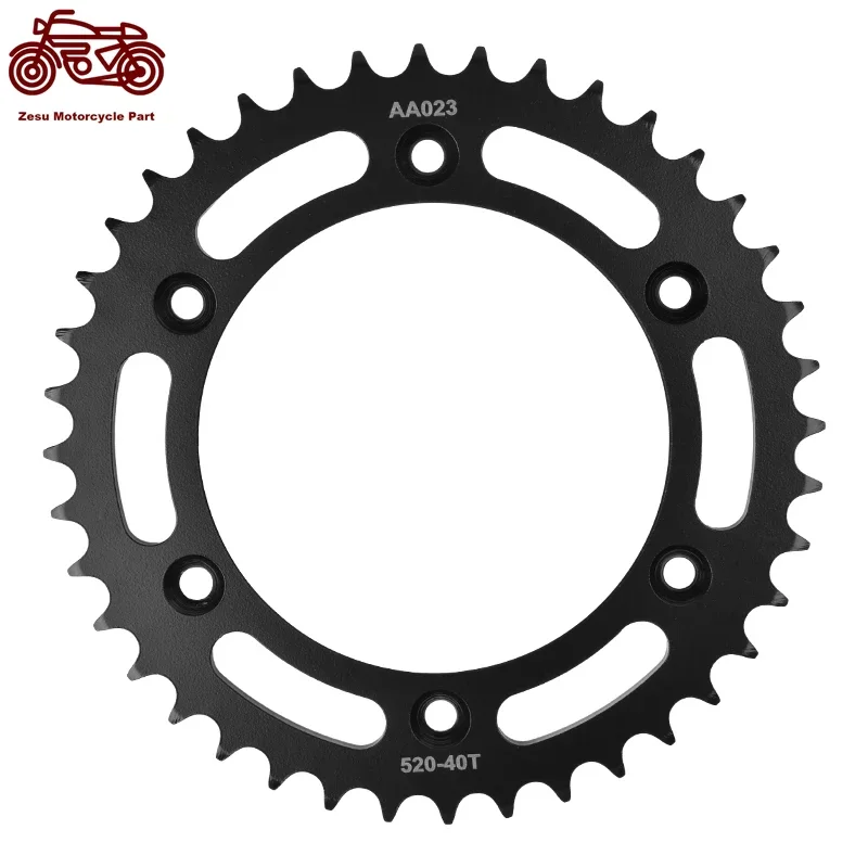 

520-40T 520 Chain Motorcycle Rear Sprocket 20CrMnTi For KT/M 520 EXC Enduro Racing 625 660 690 SMR 690 Du/ke R 620 SC Supermoto