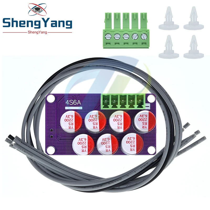 TZT 4S 6A High Current Lithium Battery Active Equalization Board Lifepo4 Battery Energy Transfer Equalization Capacitor image 5