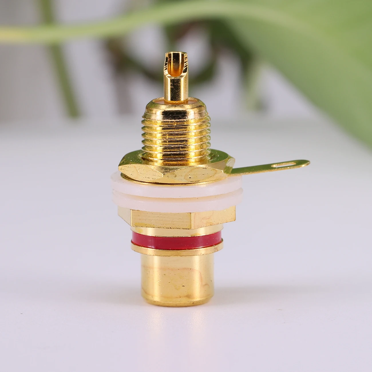 Audio Jack RCA Connector Female Socket Speaker Terminal Chassis Panel Mount Connector Cycle Nut 3.5mm AV AMP Audio Plug