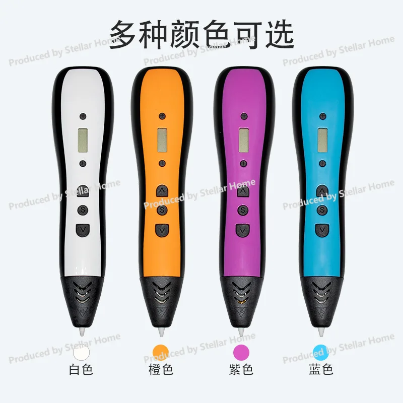 DIY Stereoscopic Painting Set 3D Printing Pen Compatible with ABS PLA Filament RP700C