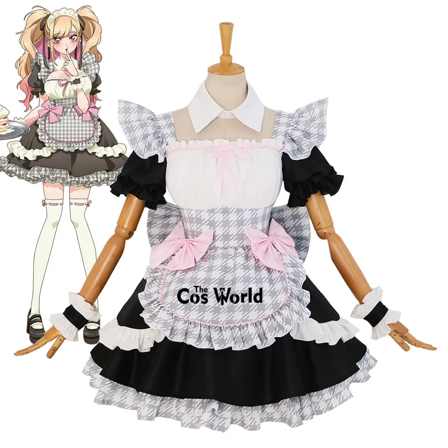 

Sono Bisque Doll Wa Koi Wo Suru Kitagawa Marin Maid Apron Dress Uniform Outfits Anime Cosplay Costumes