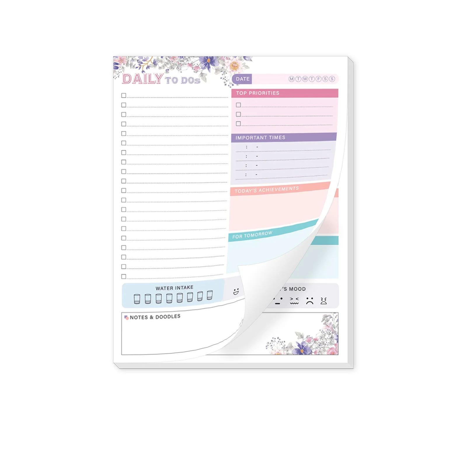 Daily Meal Plan Grocery List Magnetic Notepad Meal Planning Pad with Removable Shopping List Convenient Shopping Notepad