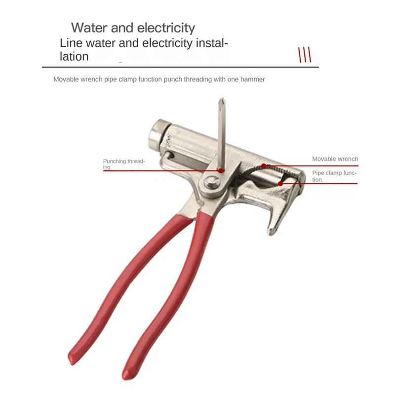 Multifunctional Hammer Manual Nail Hammer Universal Hammer, Pliers, Pipe Wrench, Iron Nail God Tool