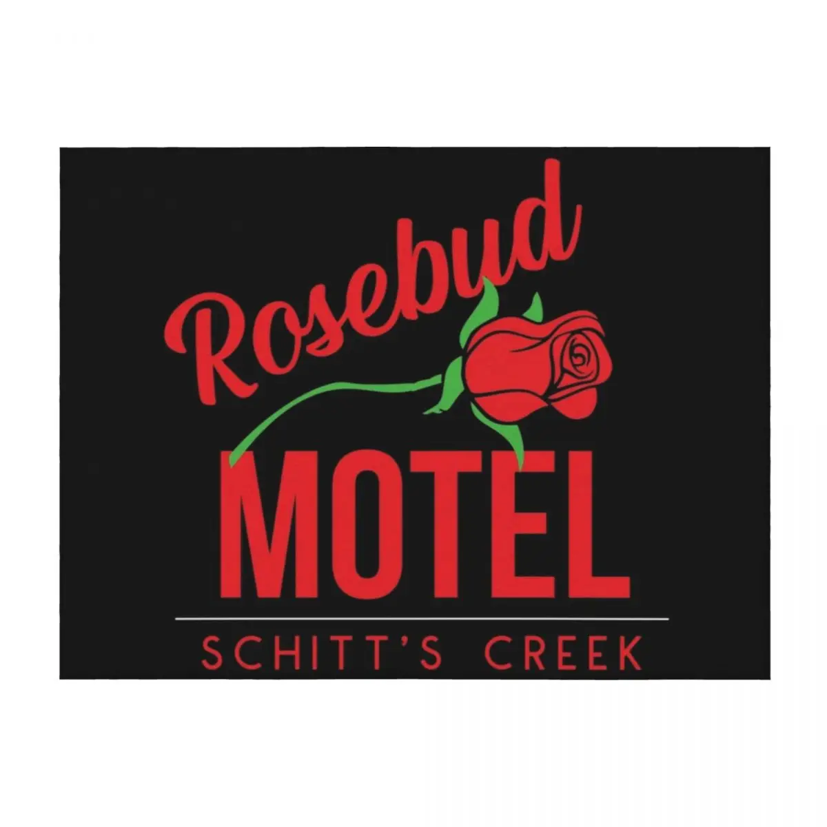 

Rosebud Motel Throw Blanket Baby Bed covers Nap Multi-Purpose Blankets