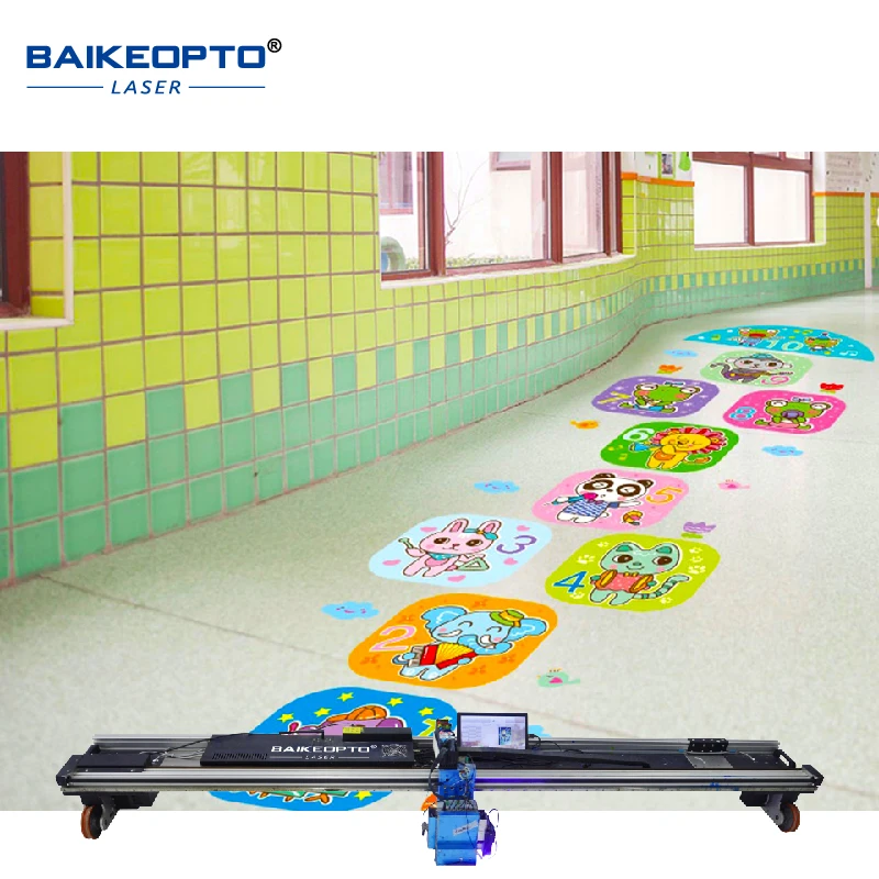 3D AI Smart Uv Vloerprinter Machine Grondprinter Machine Parkeerplaats Grond Muur Graffiti Printer Machine
