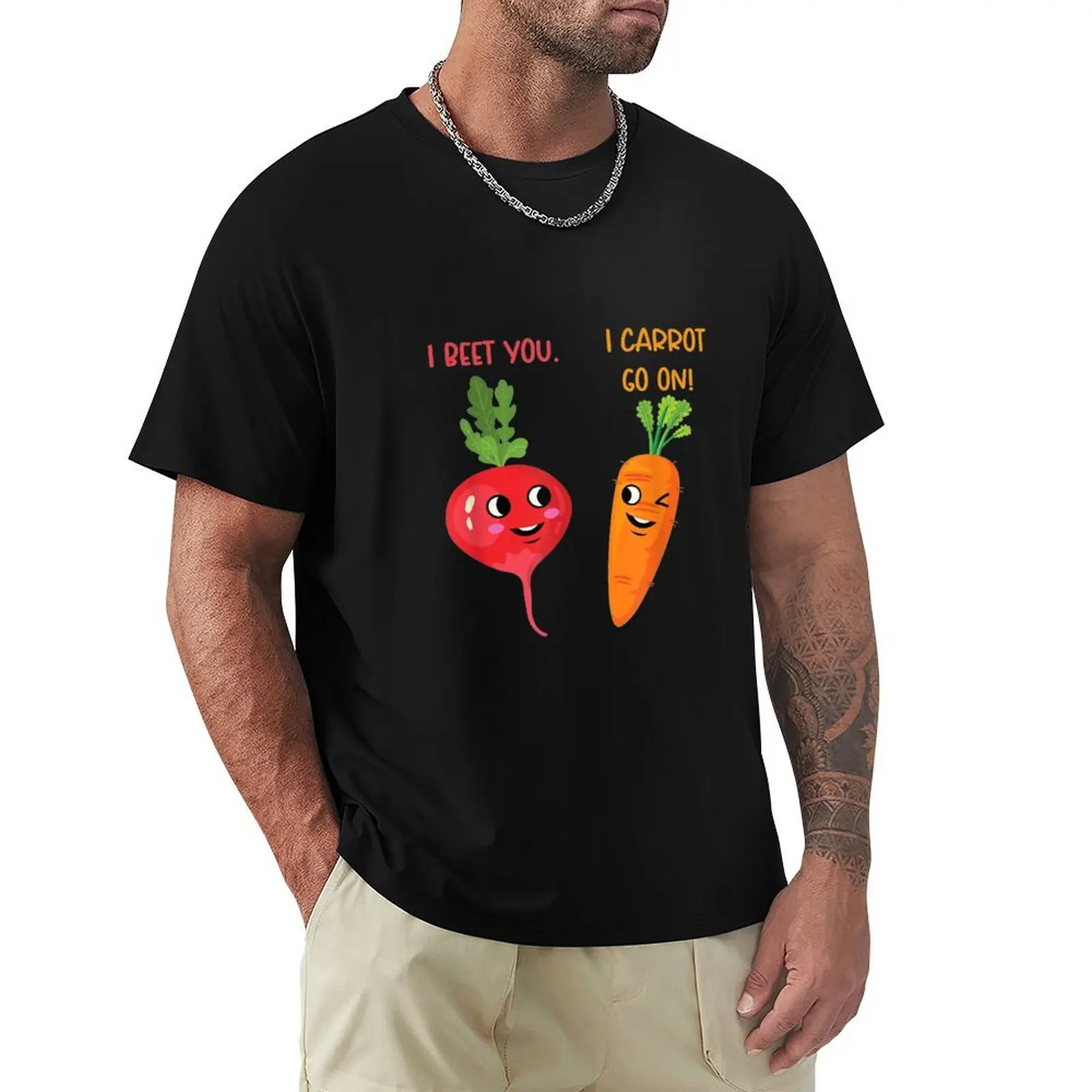 

Carrot Beet Go Funny Radish Beetroot Pun T-Shirt gifts for boyfriend Anime t-shirt boys animal print oversized t shirts for men
