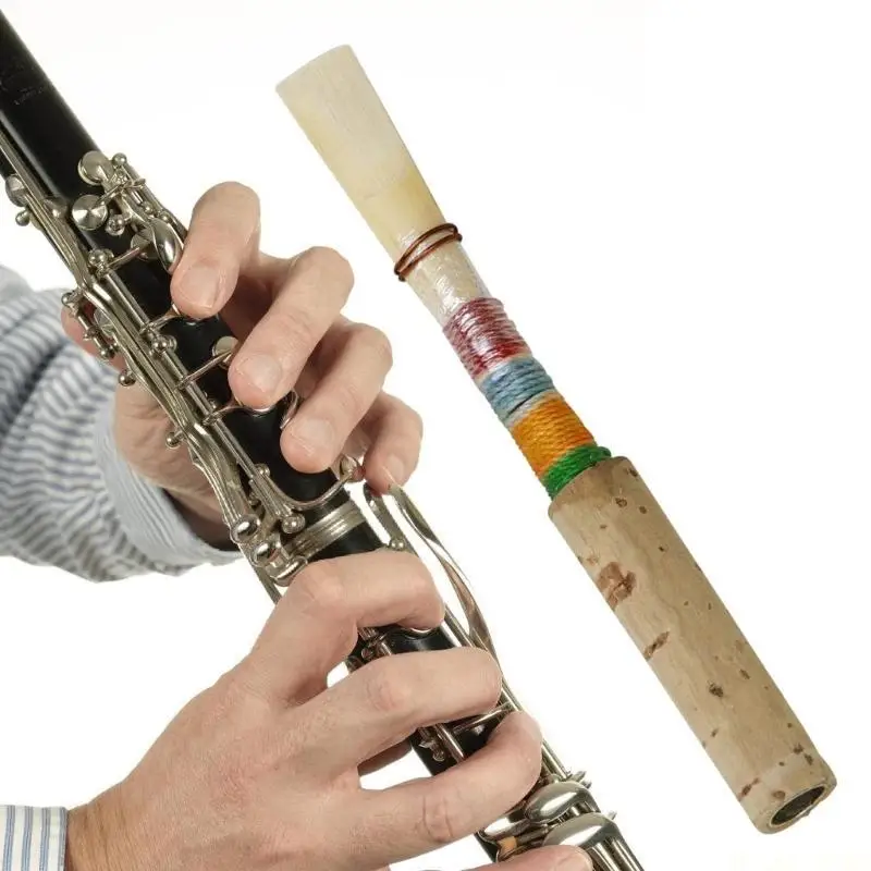 M5TC 4Pcs Soft Oboe with Plastic Storage Box Soft Mouthpiece Natural