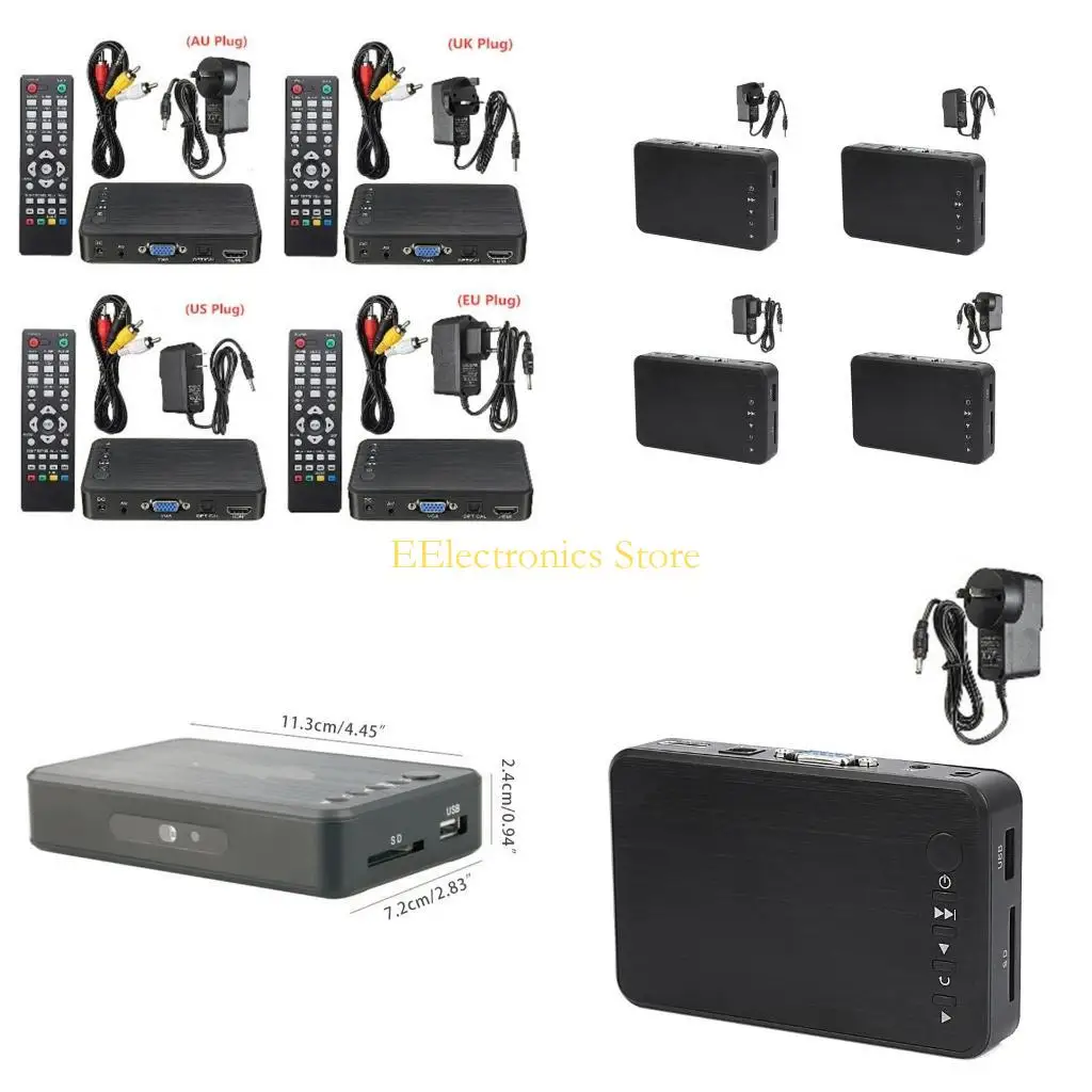 

B03C 1080p Media Player HDMI-совместимый выход
