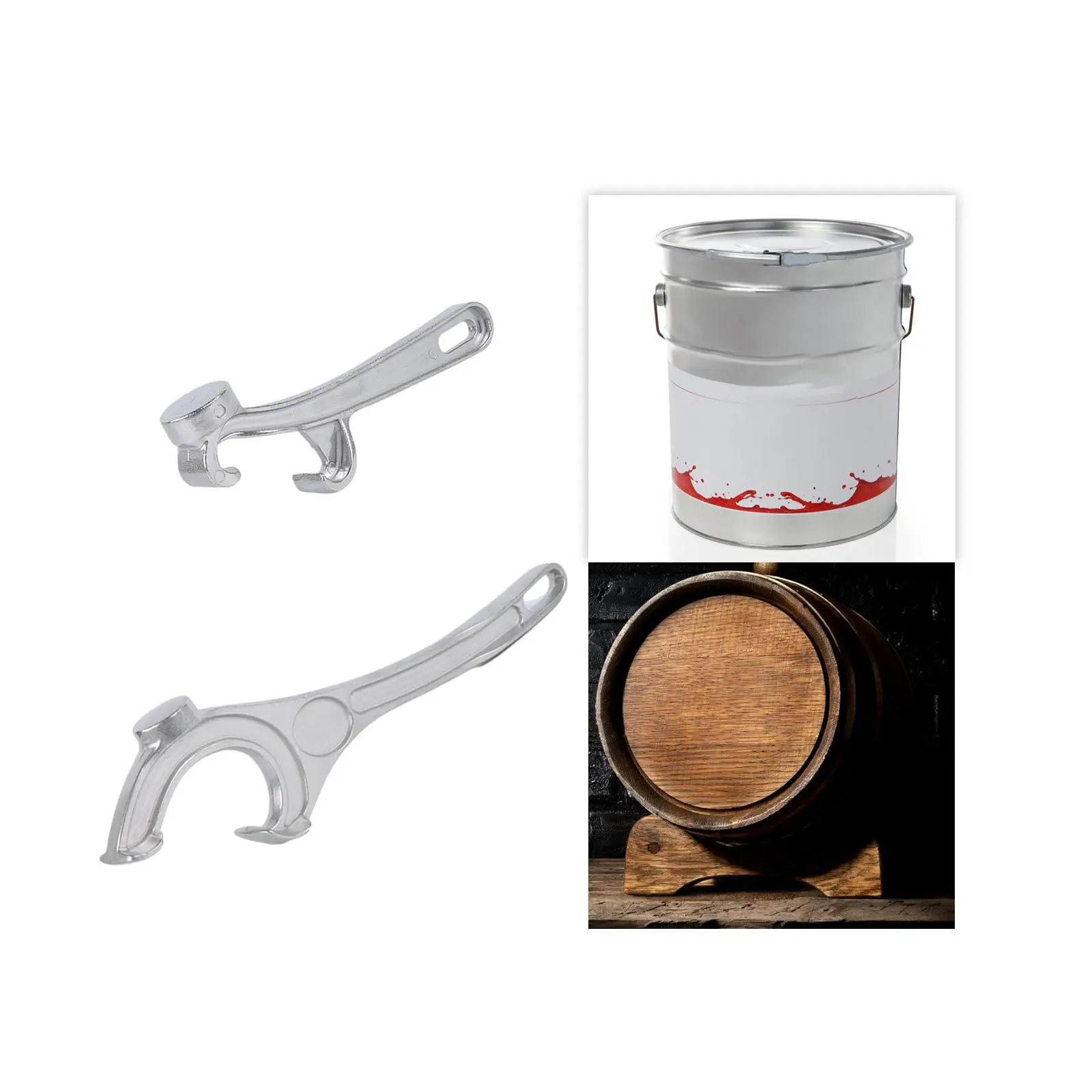 Eimeröffnerschlüssel Mühelos Werkzeug zum Öffnen von Honingeimern aus Aluminiumlegierung