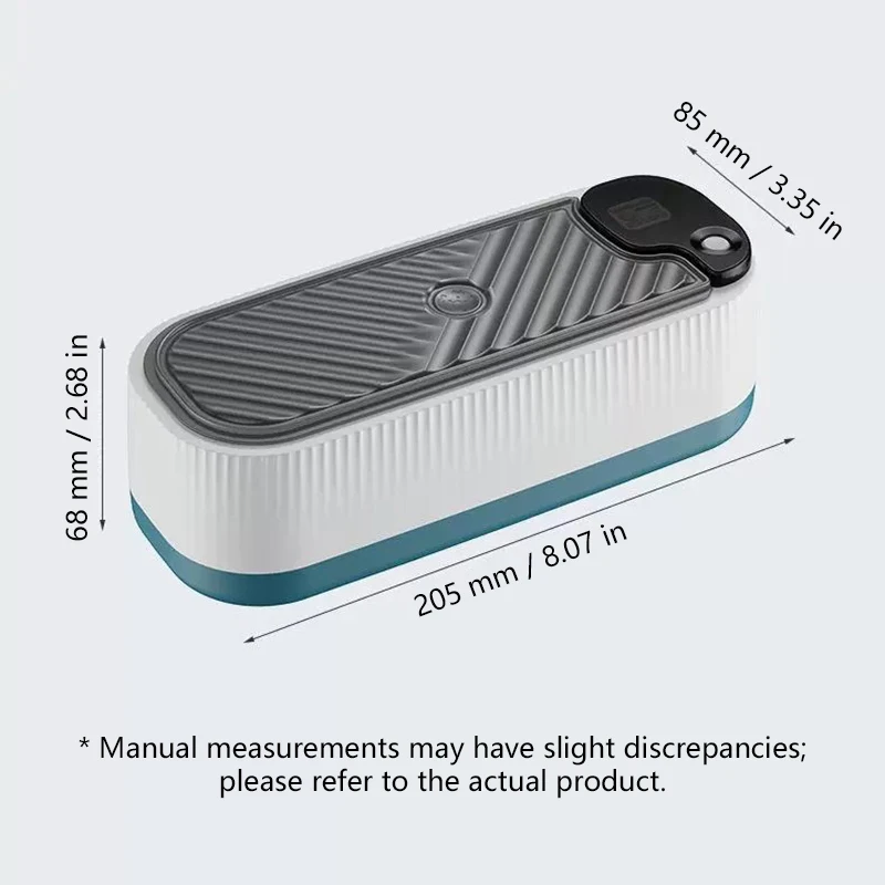 Lenovo Ultraschall-Reinigungsgerät, Brillen- und Schmuckreinigungsgerät, Blaulicht-Vibrations-Automatikreinigungsgerät für Zahnspangen – Detail 18