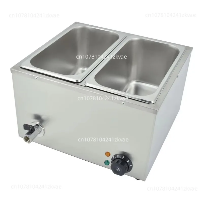 2 Pans Hot Pot Sauce Nachos Cheese Fruit Jam Sauce Heating Warmer Commercial Professionnel Food Warmer Machine Set view 4