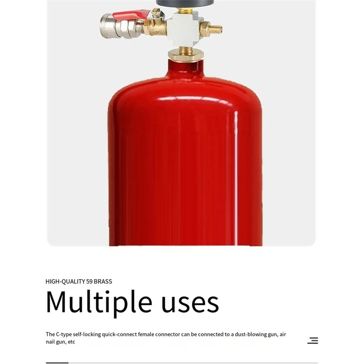 Home Tool Multi-Purpose Empty Can Modified Small Gas Tank Blowing Dust Dust Paint Tire Repair Tool Accessories