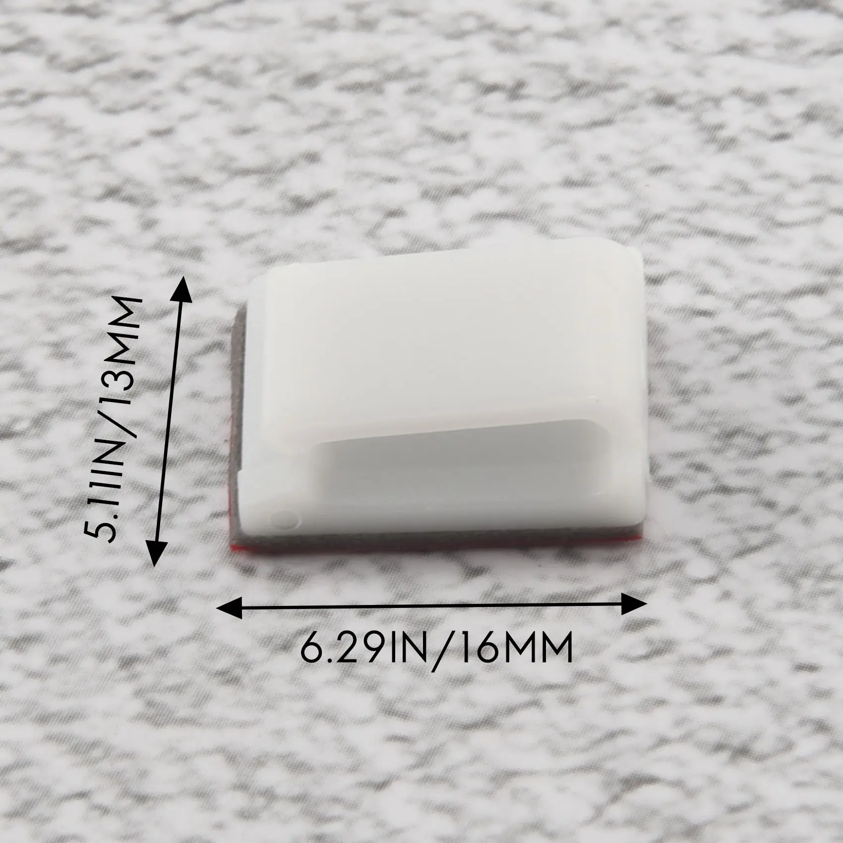 Suportes e clipes de montagem de luz de tira LED autoadesivos, clipes de tira de luz LED, suporte de luz de tira LED (pacote com 100 branco)