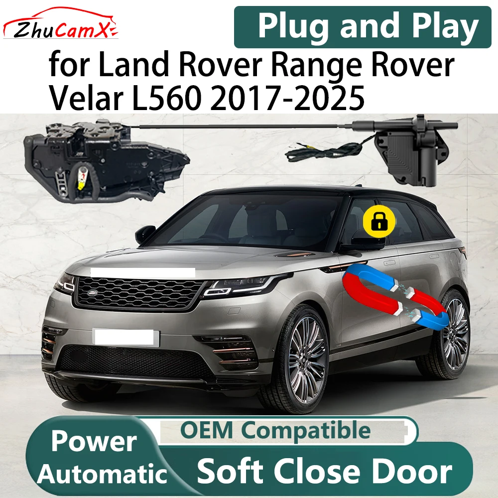 

ZhuCamX for Land Rover Range Rover Velar L560 2017-2025 Automatic Electric Soft Close Door Closer Power Comfort Closing System