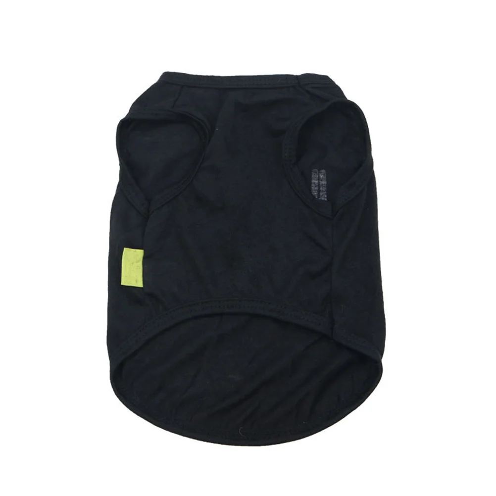 

Dog Vest Cotton Letter Printed Black Size S Breathable Puppy Comfortable Outdoor Pet Clothes Dog Clothes Pet Vest