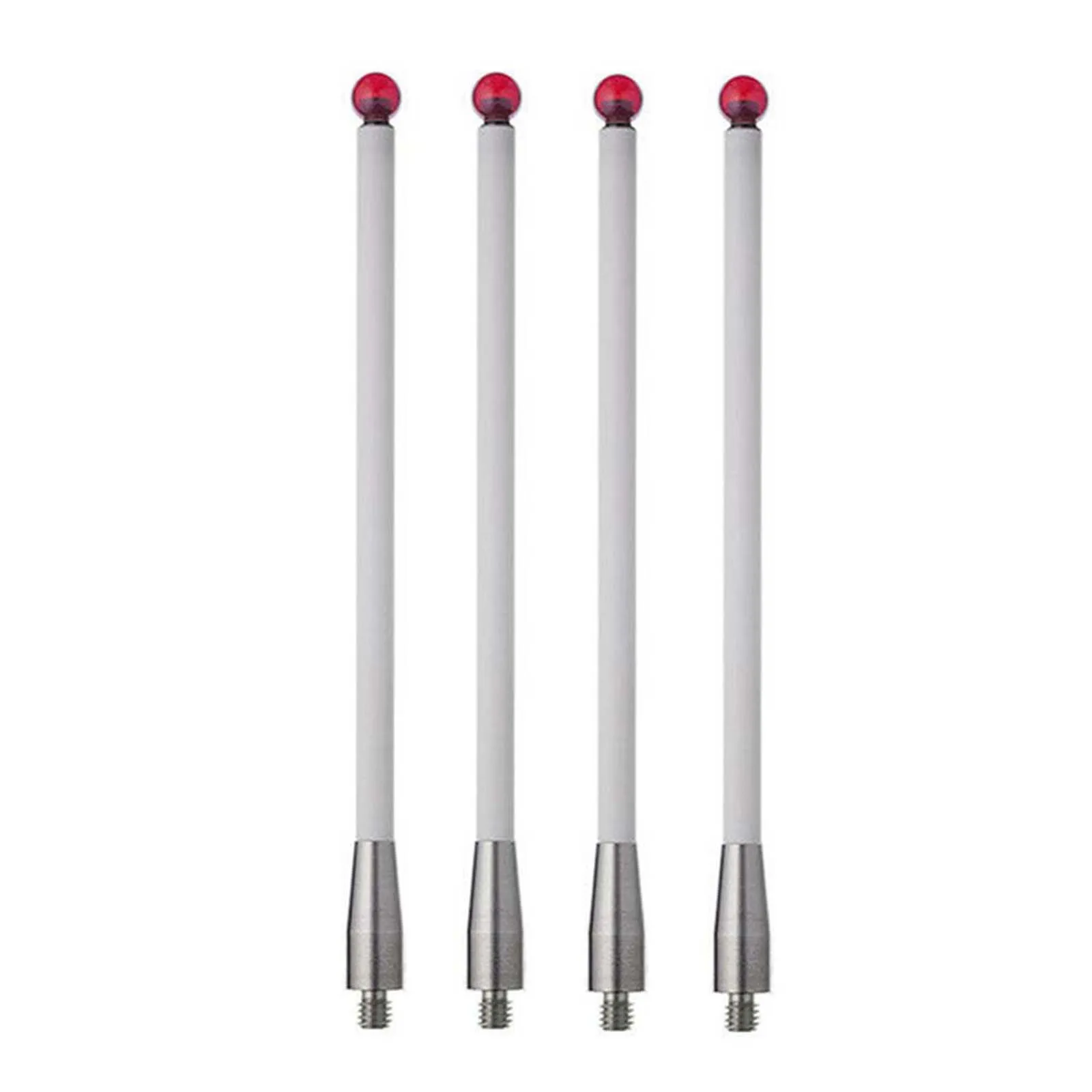 

4pcs A-5000-3712 100mm CMM Touch Probe Ceramic Stem Probe Stylus For Carbide Surfaces Electrical Discharge Machining