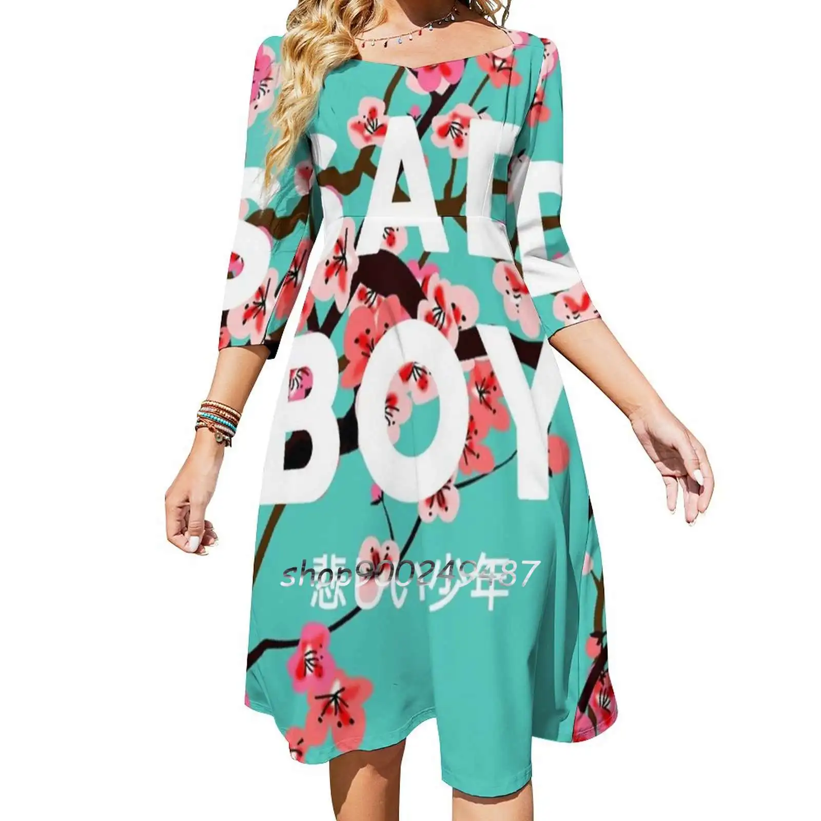 Vaporwave Shirt-Arizona Iced Tea ( Aesthetic ) Evening Party Dresses Midi Sexy Dress Female Sweet One Piece Dress Korean