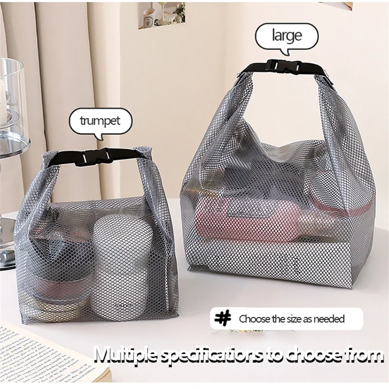 Large Capacity Storage Bag Brand Quality High Beauty Shopping Bag Snap on Portable Handheld Type Toilet Bag Makeup Bag