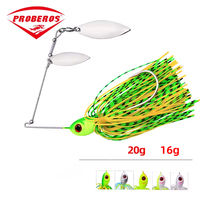 Spinner Bait 16G 20G Metal Lure Hard Fishing Lure Spinner Lure Pike Swivel Fish Tackle Wobbler Fishing High Quality Bearings