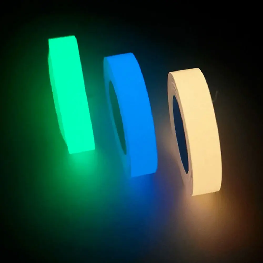Fishing Rod Luminous Sticker Warning Protecting Reflective Self-adhesive Tape Bandage 3m*2cm DIY Fishing Tool Glow in The Dark