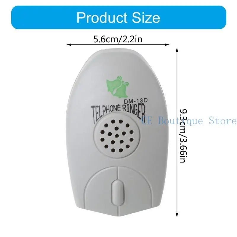 652F głośno dźwięk pierścienia dzwonek zadzwońca Wzmacniacz Akcesoria odbierania telefonu do telefonu stacjonarnego