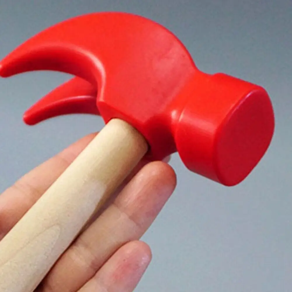 Strumento di alta qualità Giocattolo che bussa Giocattoli Martello da artiglio Giocattolo Martello per bambini Strumenti di manutenzione Martello di simulazione