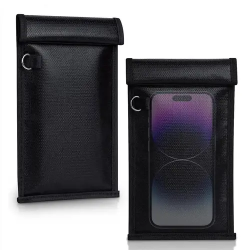 Imagen 2 del producto Bolsa Faraday para ordenadores portátiles, tabletas, jaula Faraday, bolsa de bloque de señal RFID, bolsa protectora ignífuga para ordenadores portátiles, tabletas, teléfonos y llaves de coche