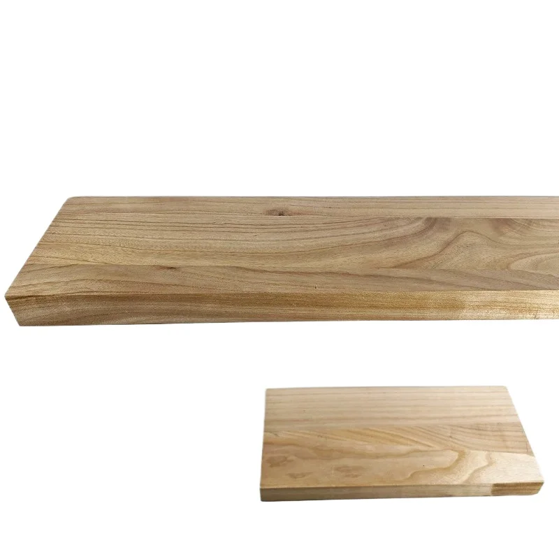 

Small floating shelves of real wood, lightweight storage racks with building blocks and figurines