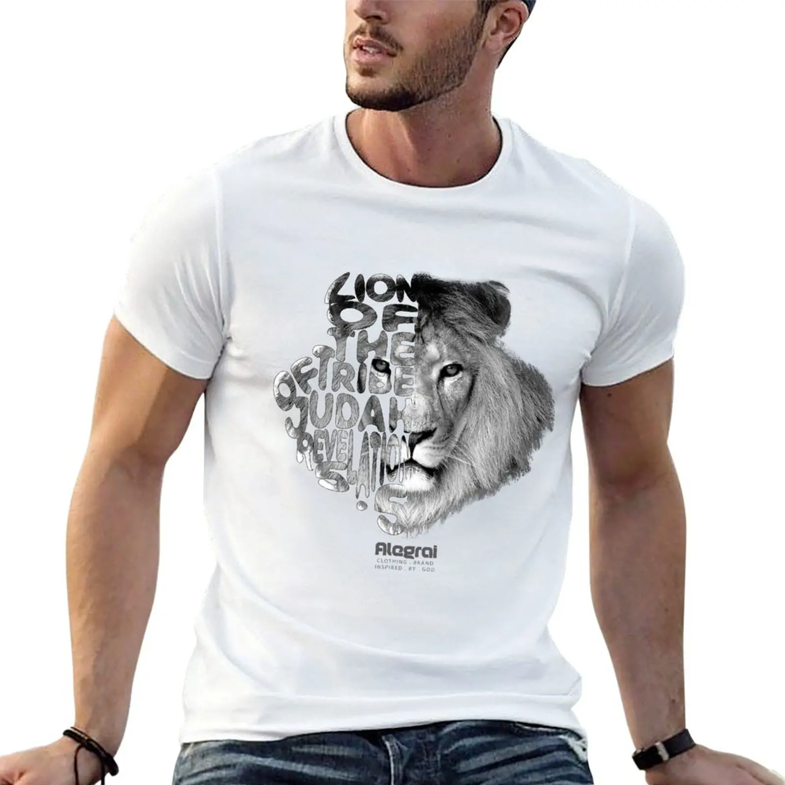 

Lion of the tribe of Judah - Revelation 5.5 T-Shirt t shirts for man cotton t shirt men 100% cotton luxury brand T-Shirt