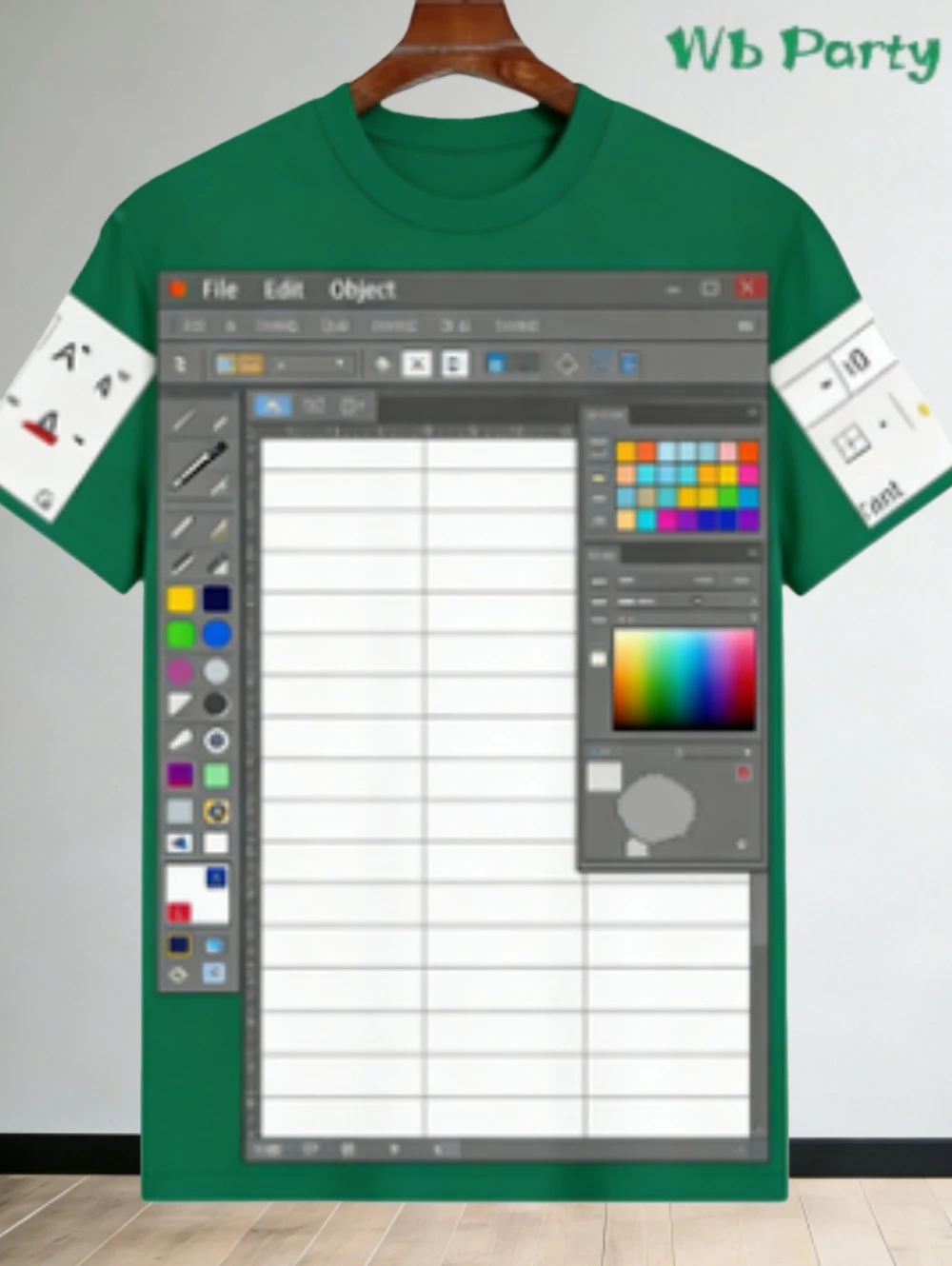 Casual Excel Tshirt for Men 3D Print Spreadsheet Software Design Print Tops Tee Y2k Hombre Fashion Creative T-Shirt Men Clothing