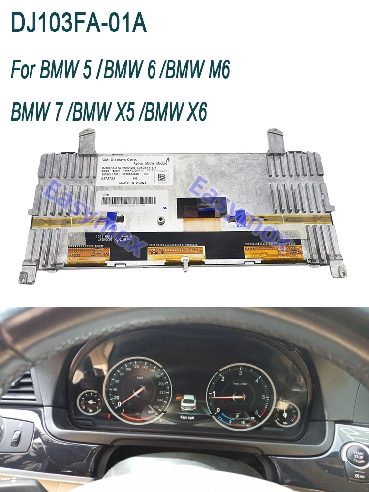 DJ103FA-01A DJ103FA 01A 10.25 Inch LCD Display for BMW 6WB F10 F01 F02 F07 F11 6WB Full Led Instrument Cluster 9363263