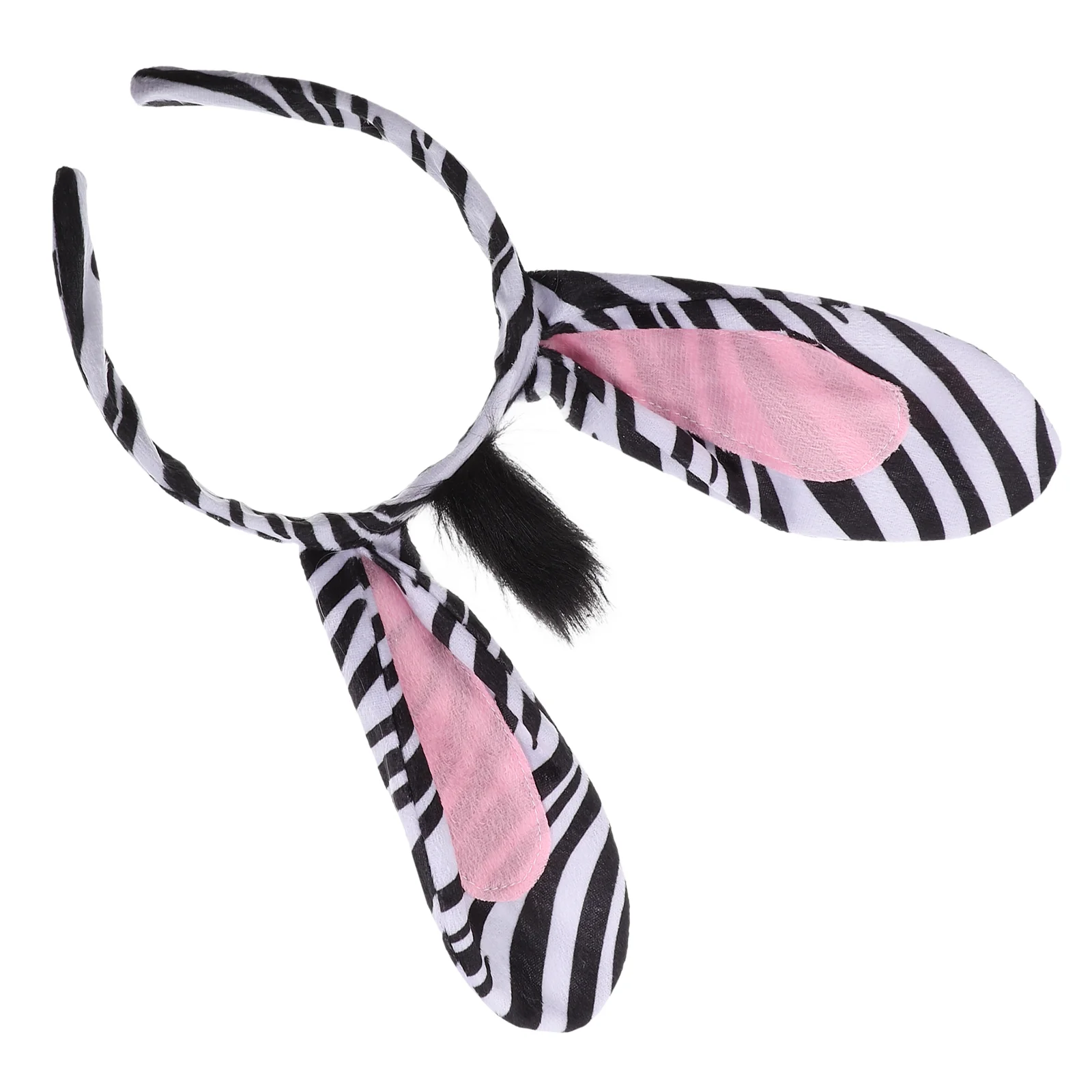 Zebra Headband Hair Bands Cute Animal Ear Decoration Headbands for Women Headwear