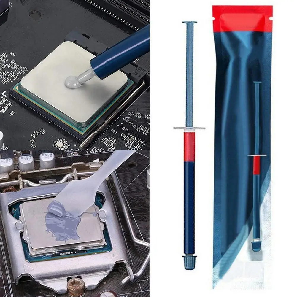 Pasta térmica para processador mx4, para resfriamento de cpu, composto com graxa de vga