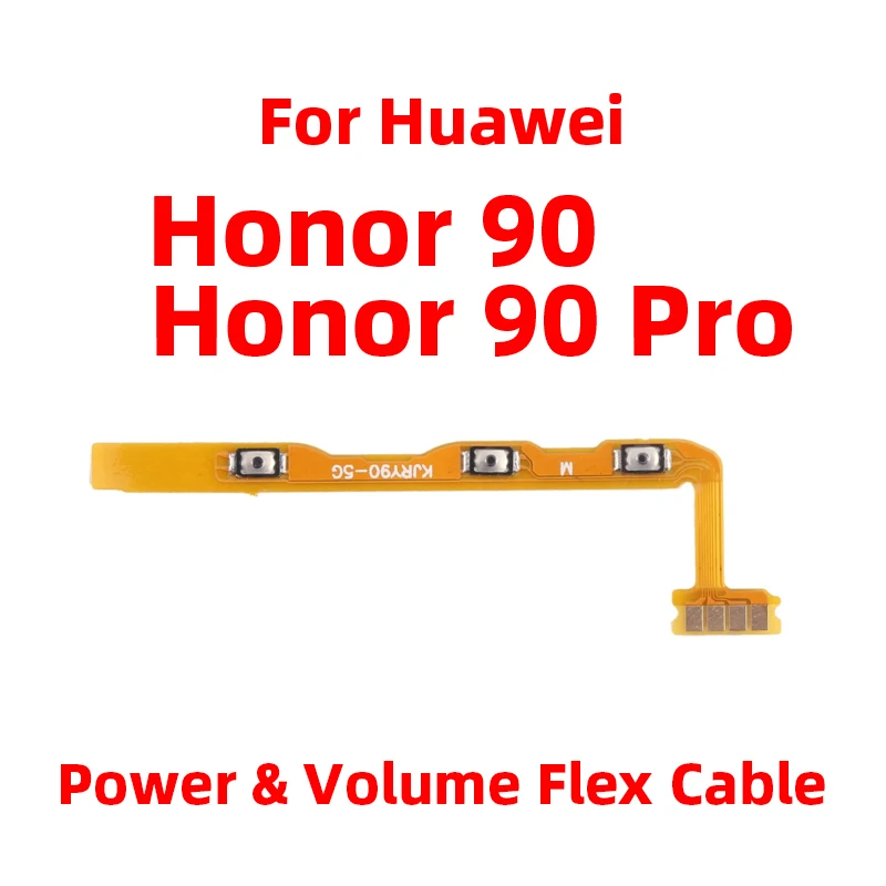 For Huawei Honor 90 Pro Power ON OFF Volume Camera Key Button Switch Flex Cable Replacement