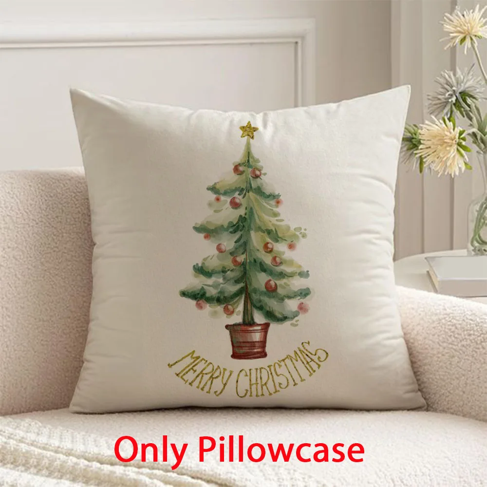 

Christmas Pillow cover fall decorative 45x45 cushions cover for pillow case winter decorative cushions